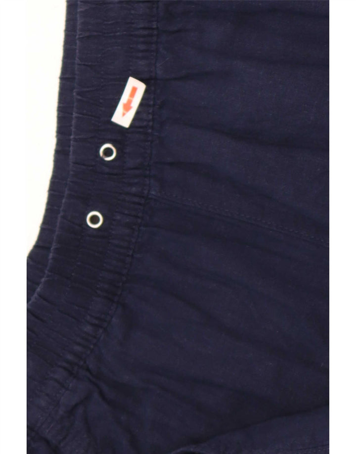 Shorts Chino Feminino Marks & Spencer Reino Unido 12 Médio W30 Azul Marinho