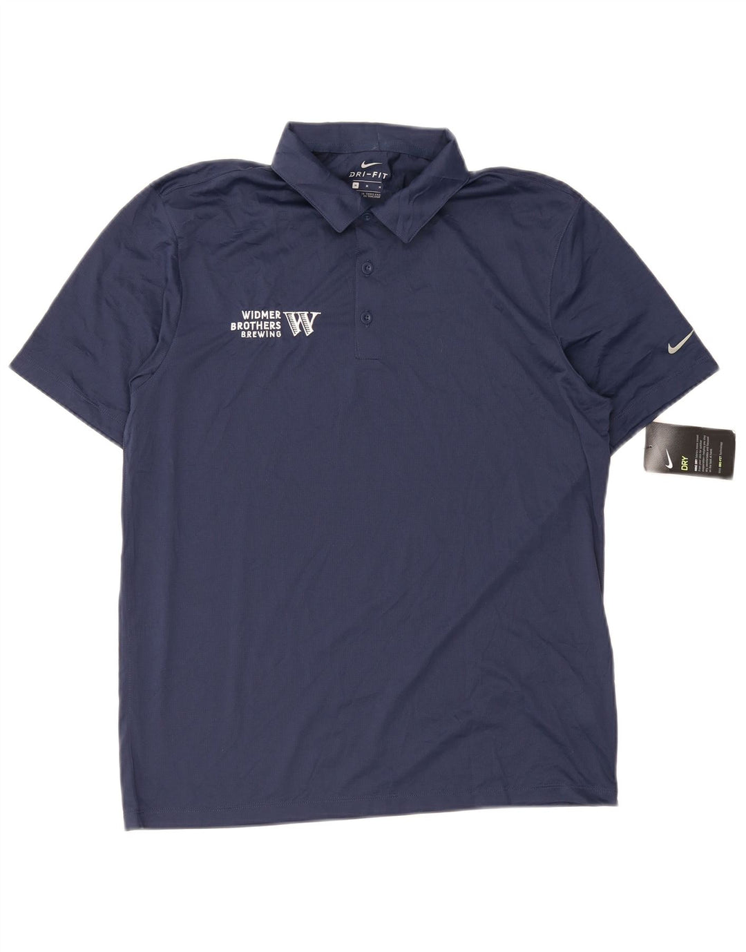 Camisa polo masculina Nike Dri Fit média azul marinho poliéster