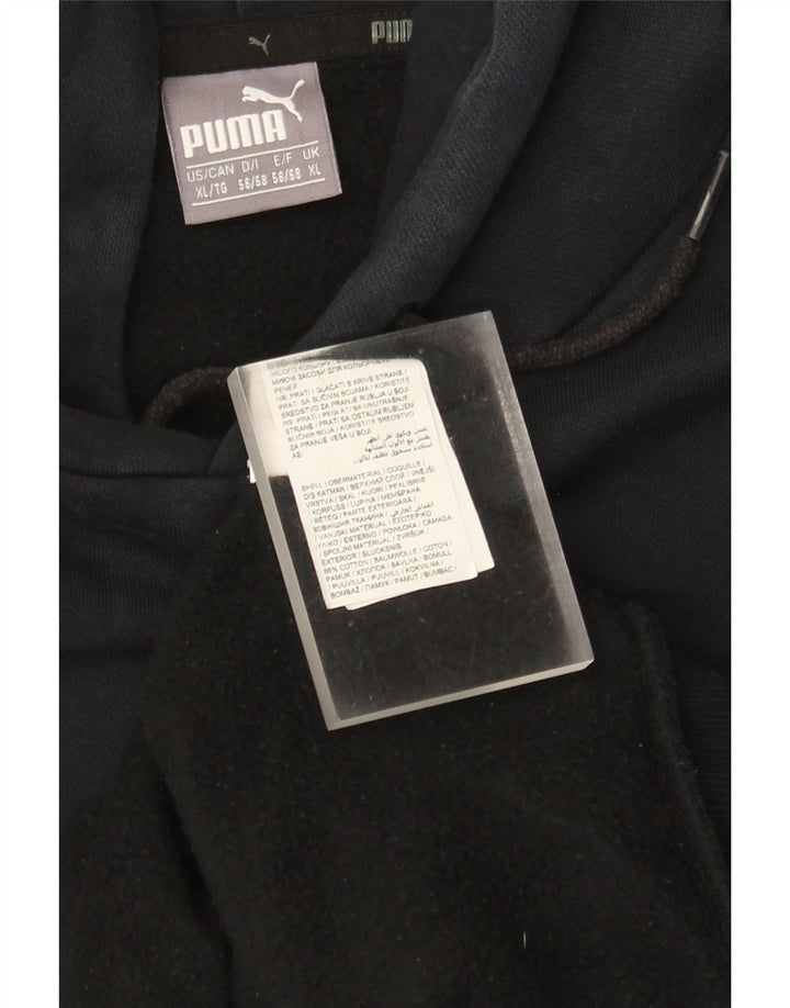Puma Mens Hoodie Jumper XL Algodão Preto