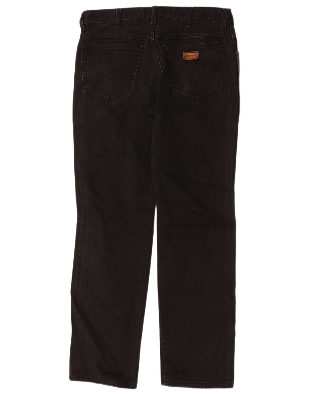Wrangler Calça jeans reta masculina W34 L31 preta