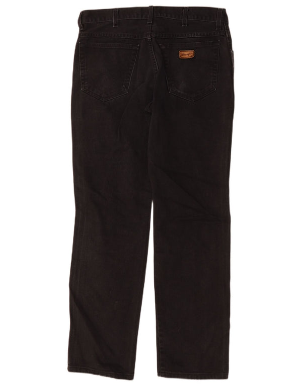 Wrangler Calça jeans reta masculina W34 L31 preta