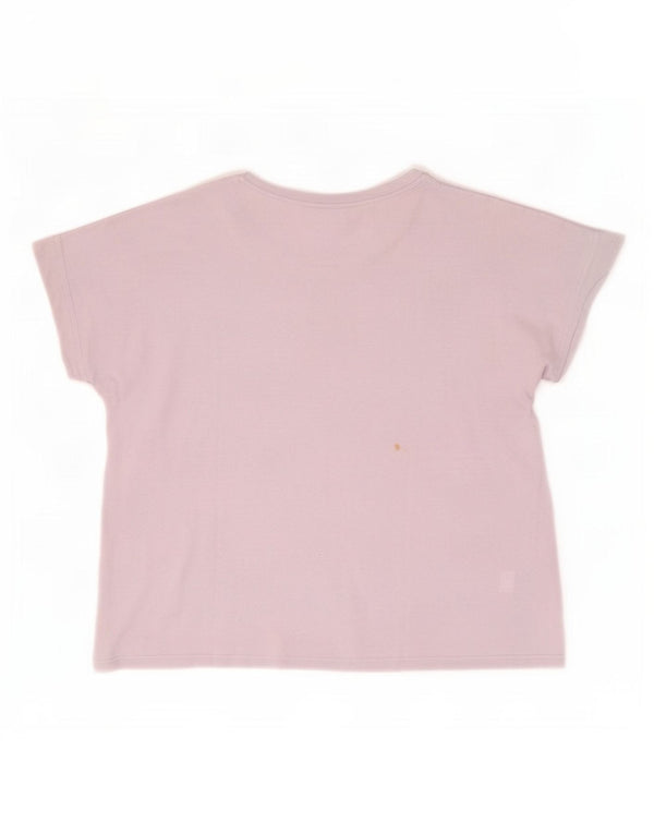 Puma Camiseta Feminina Graphic Top UK 14 Médio Roxo