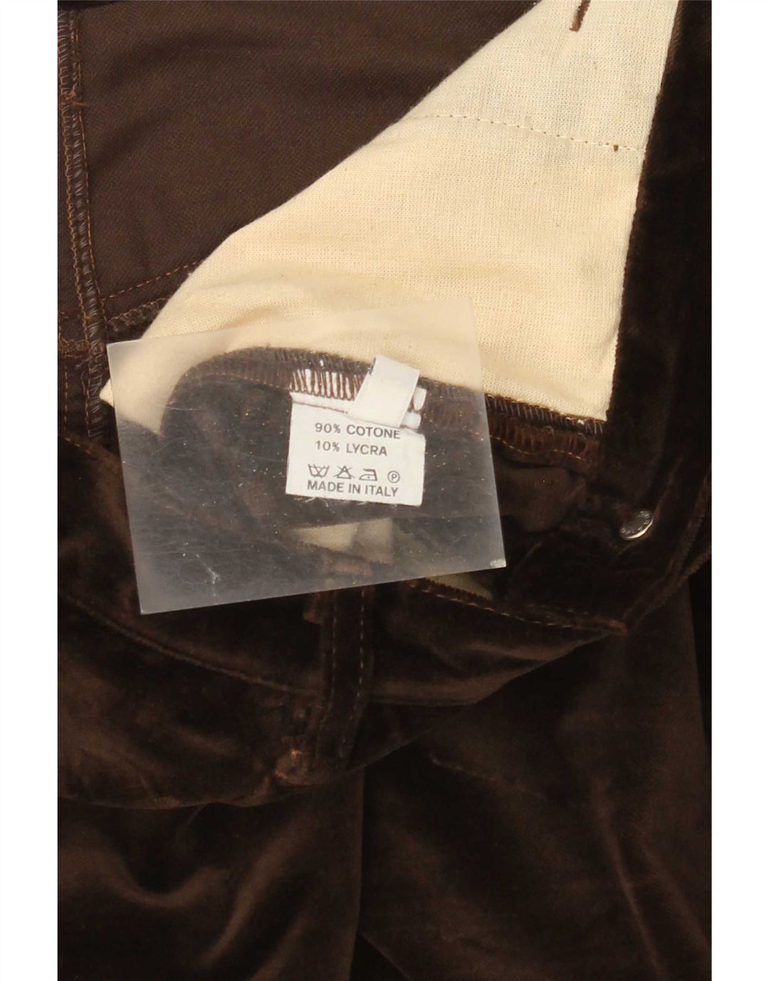 Saia lápis feminina Blumarine IT 44 médio W28 algodão marrom