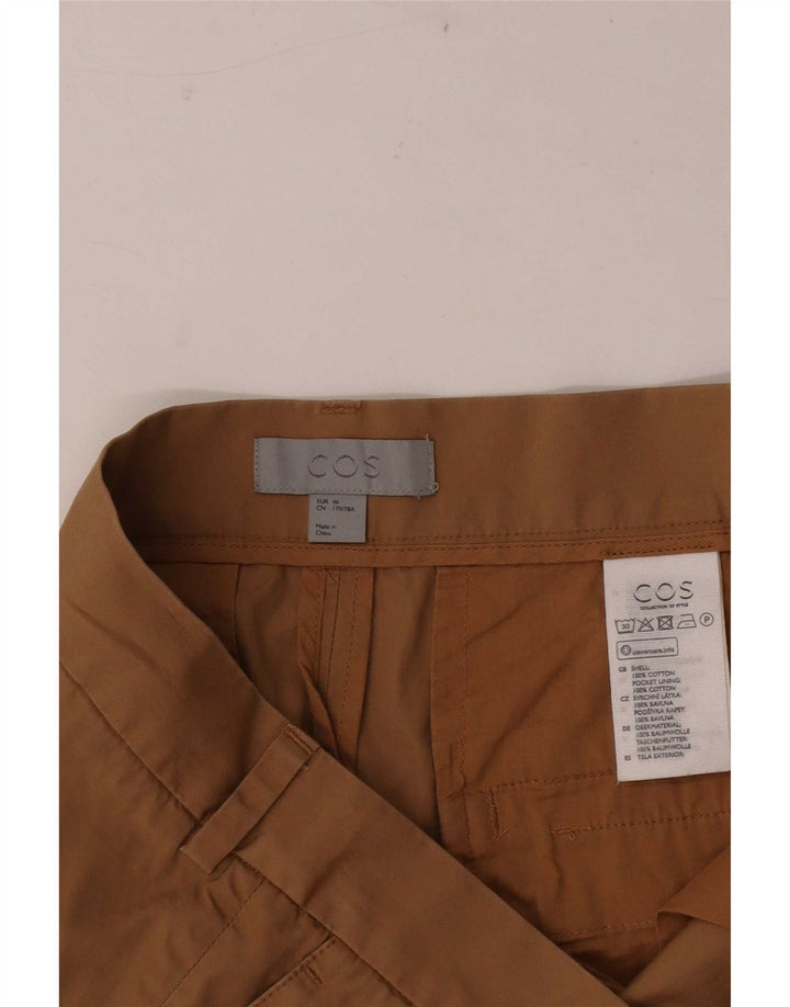 Cos Mens Chino Shorts EU 46 Pequeno W30 Algodão Bege
