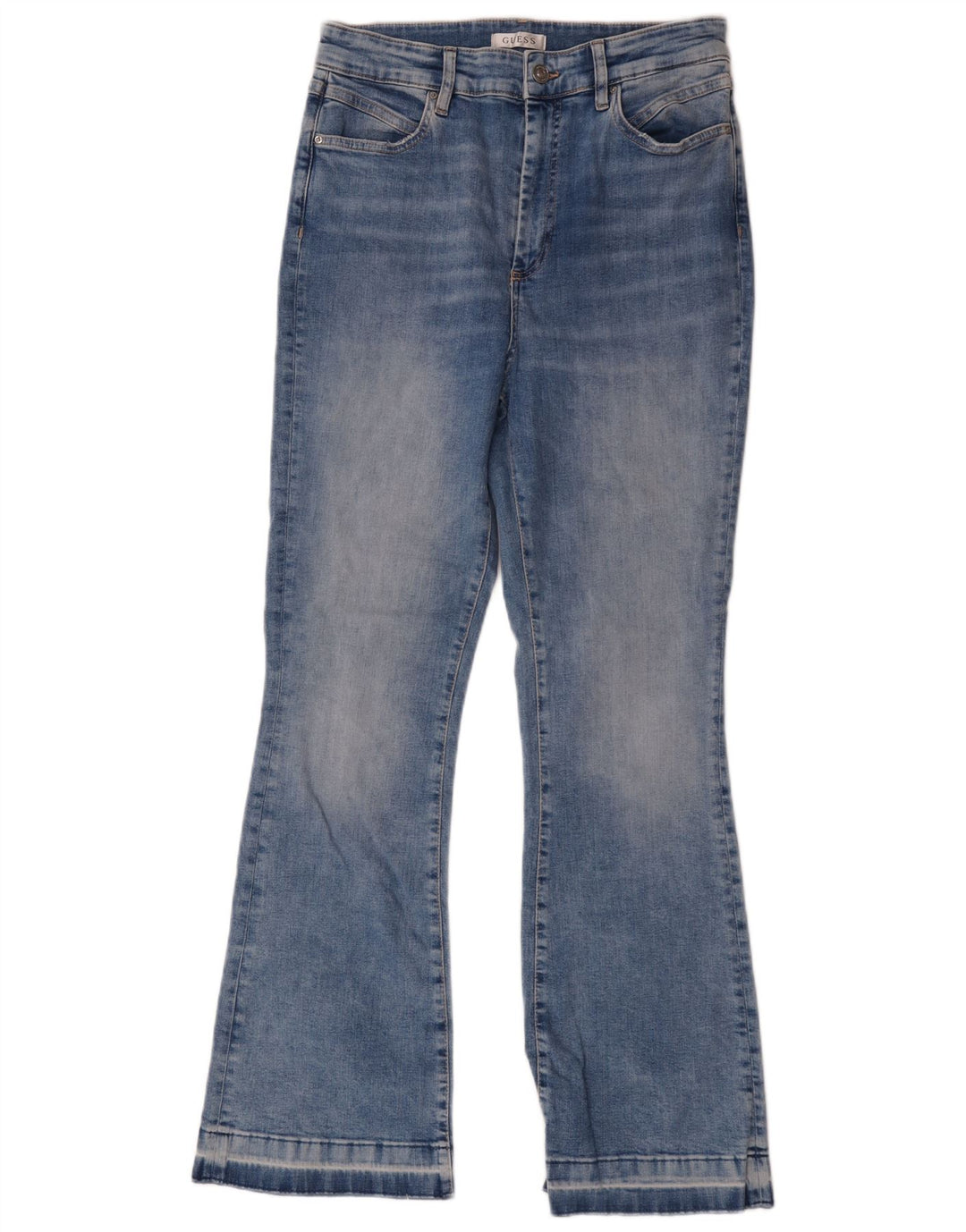 Guess Jeans Bootcut Feminino W30 L30 Azul Algodão