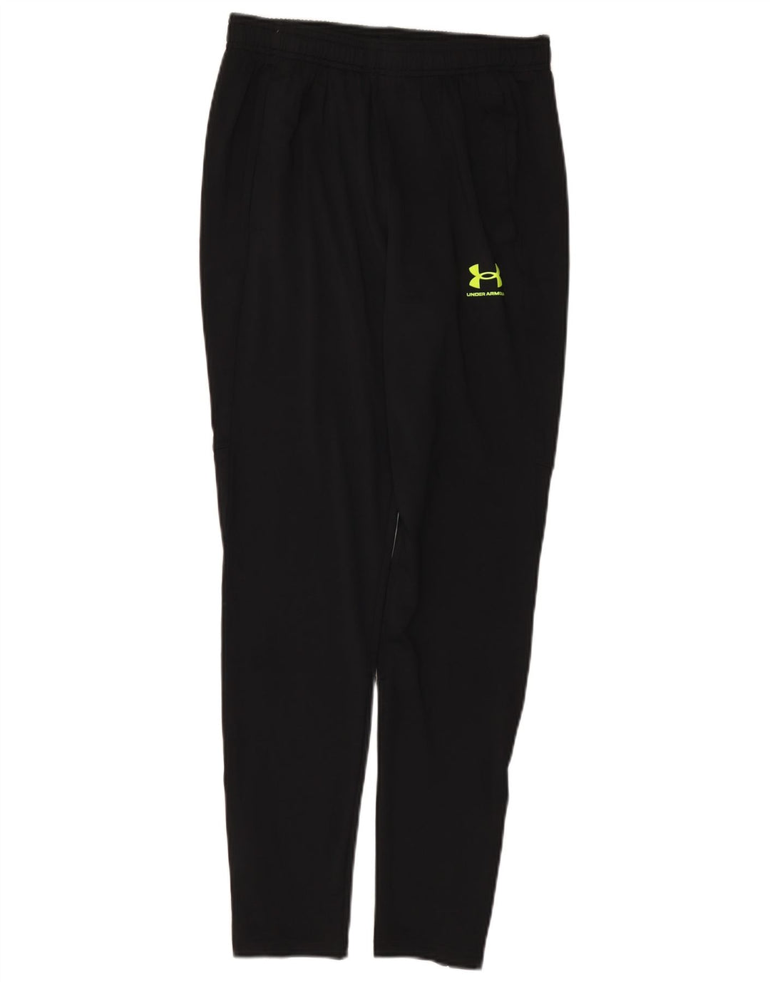 Calça de treino masculina Under Armour pequena poliéster preta