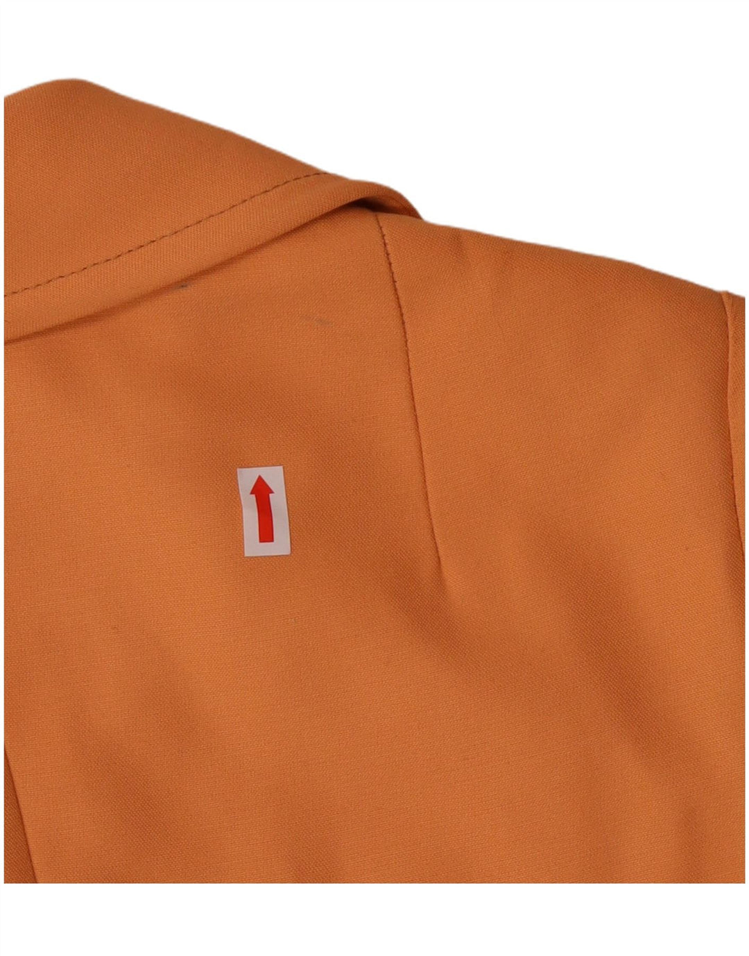 Jaqueta blazer feminina vintage com 3 botões IT 42 viscose laranja média