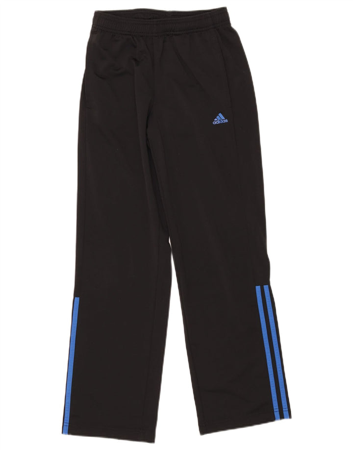 Calças de treino Adidas meninos 11-12 anos poliéster preto