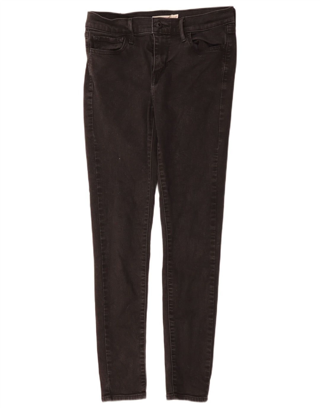 Levi's feminino 710 super skinny jeans w29 l28 algodão preto