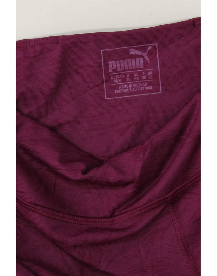 Leggings femininas Puma UK 12 médio roxo colorblock