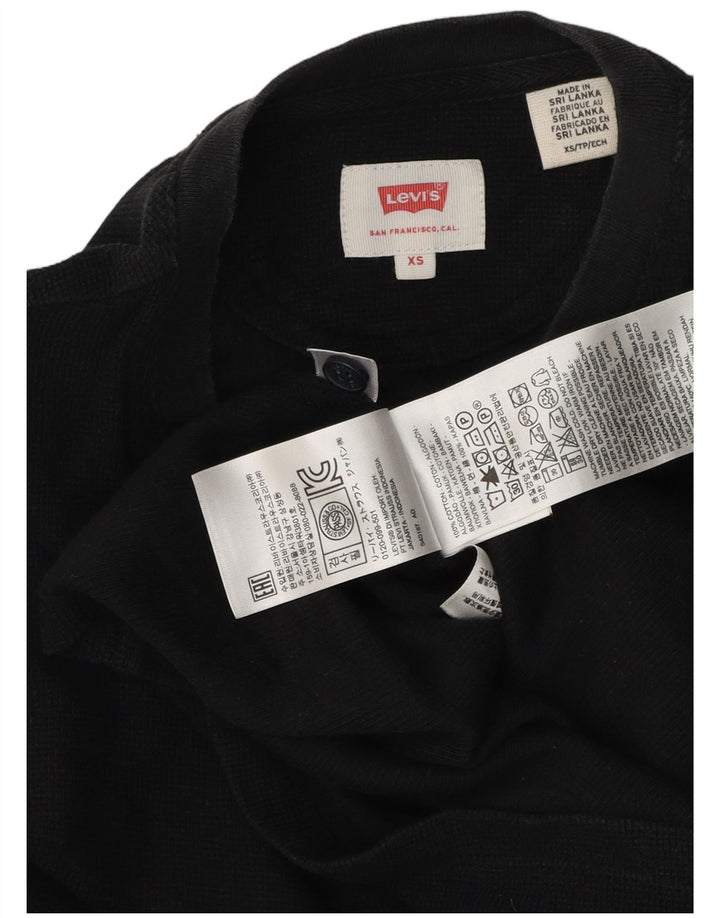 Top Levi's Masculino Manga Longa XS Preto Algodão