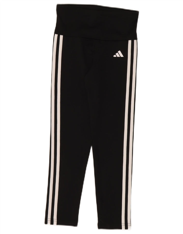 Leggings Adidas Aeroready para meninas 9-10 anos preto poliéster