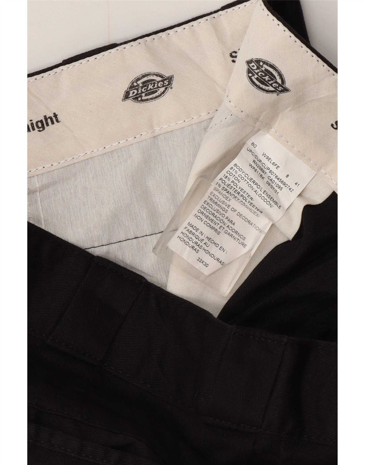 Calças cargo masculinas Dickies Slim W33 L30 algodão azul marinho