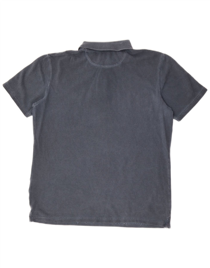 Camisa polo masculina Timberland Regular Fit médio algodão azul marinho