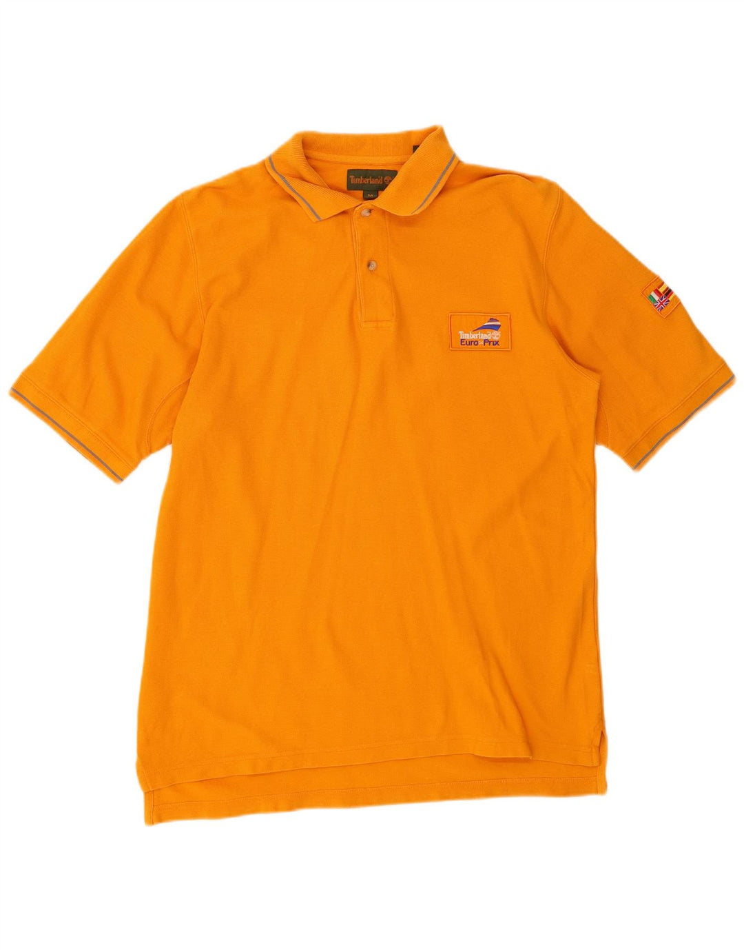 Camisa polo masculina TIMBERLAND médio algodão laranja
