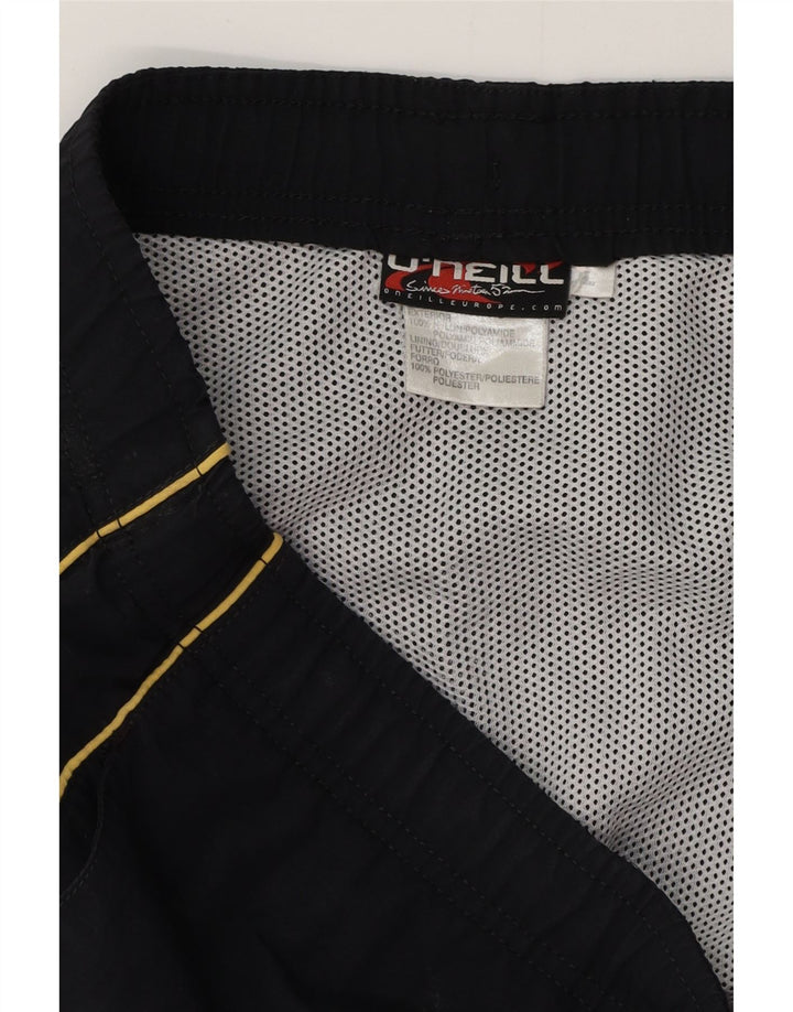 Shorts de natação masculino O'Neill gráfico grande poliéster preto