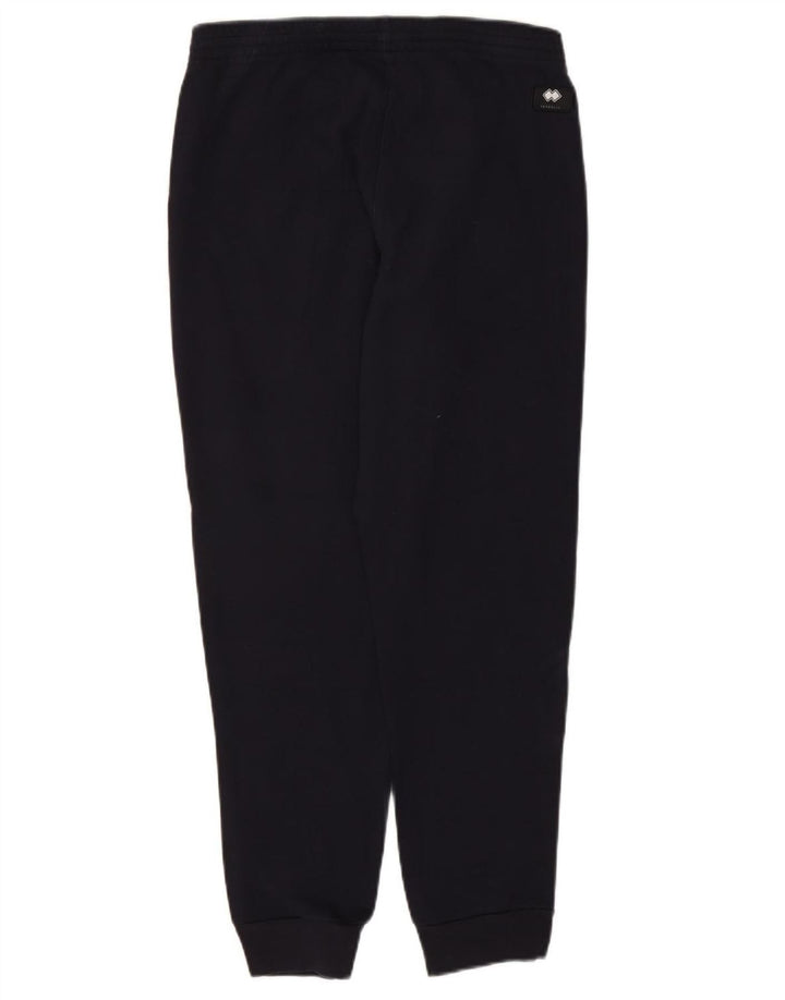 Calça esportiva masculina Errea com estampa gráfica e jogging grande azul marinho