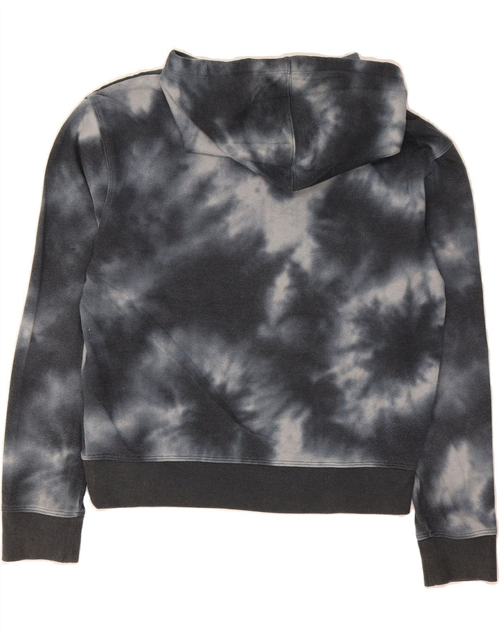 CHAMPION Womens Hoodie Jumper UK 14 Medium Grey Tie Dye Cotton Vintage Champion and Second-Hand Champion from Messina Hembry 