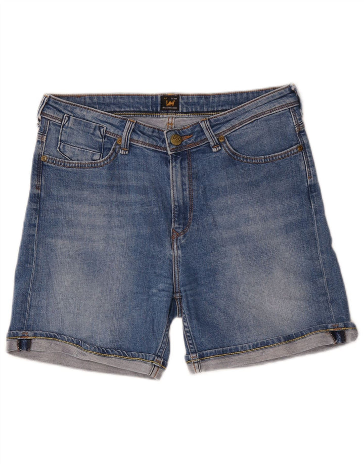 Shorts jeans feminino Lee Boyfriend W29 algodão azul médio