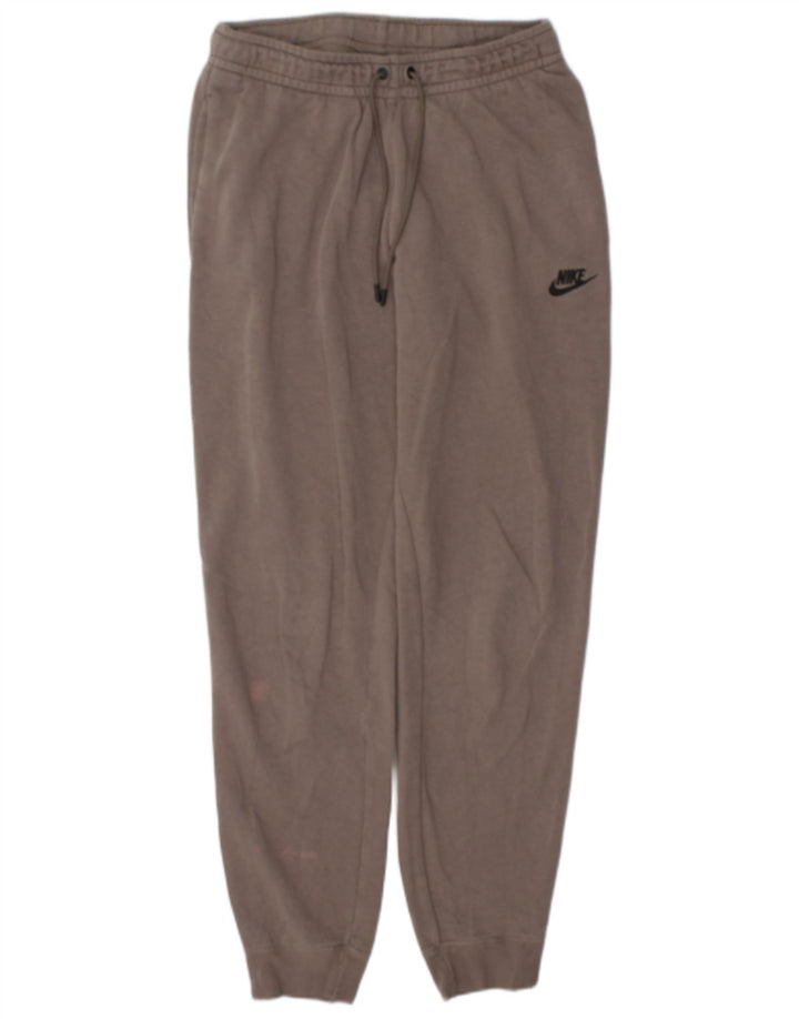Nike Mens Joggers Calças de treino Joggers Pequeno Algodão Cinza