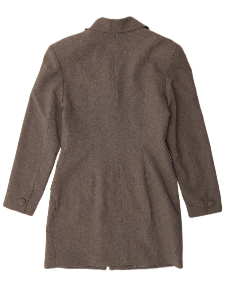 Sobretudo feminino vintage IT 42 cinza médio