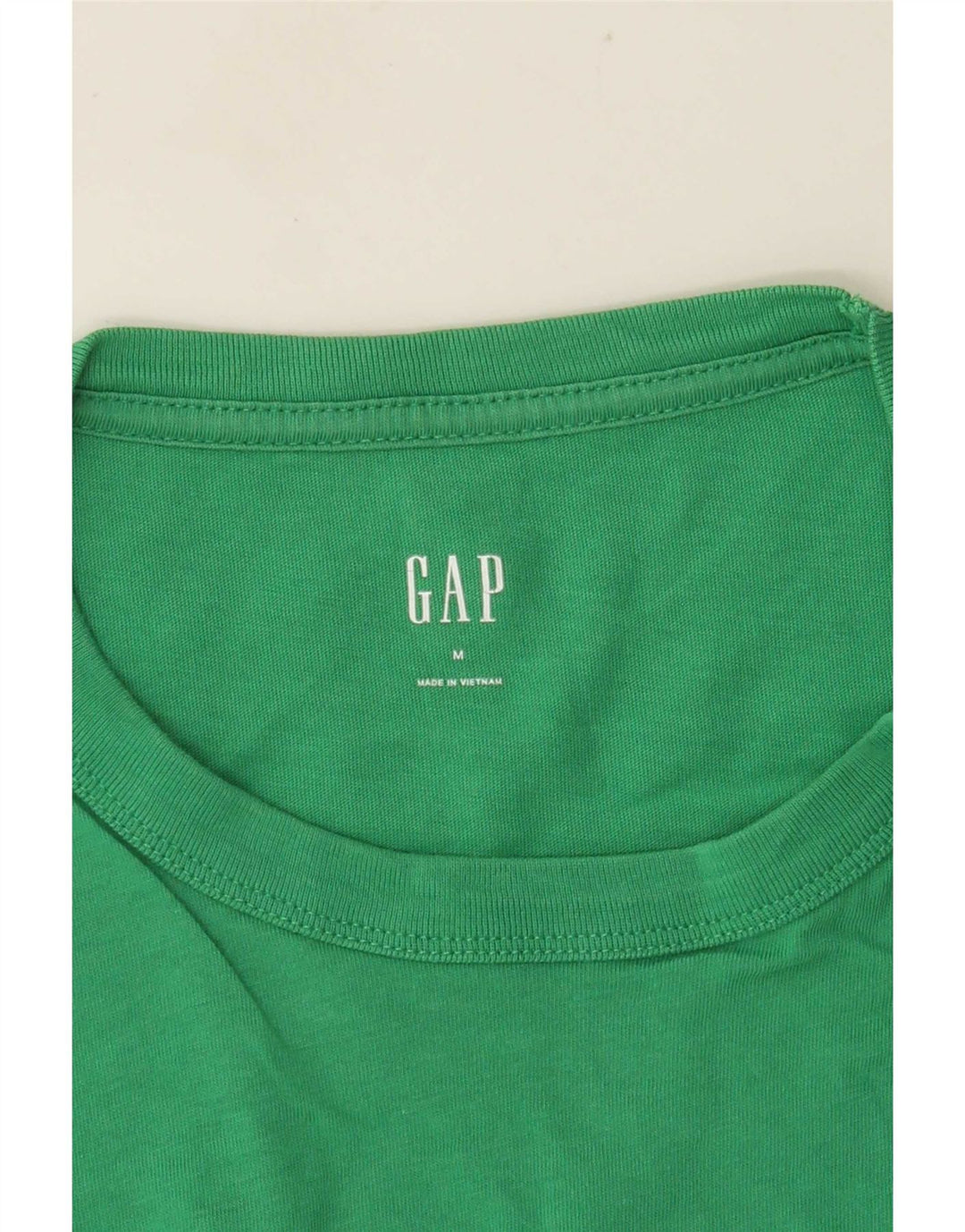 Camiseta masculina gráfica Gap Top verde médio