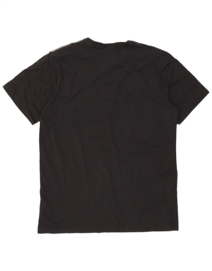 Camiseta masculina Nike grande algodão colorblock preto