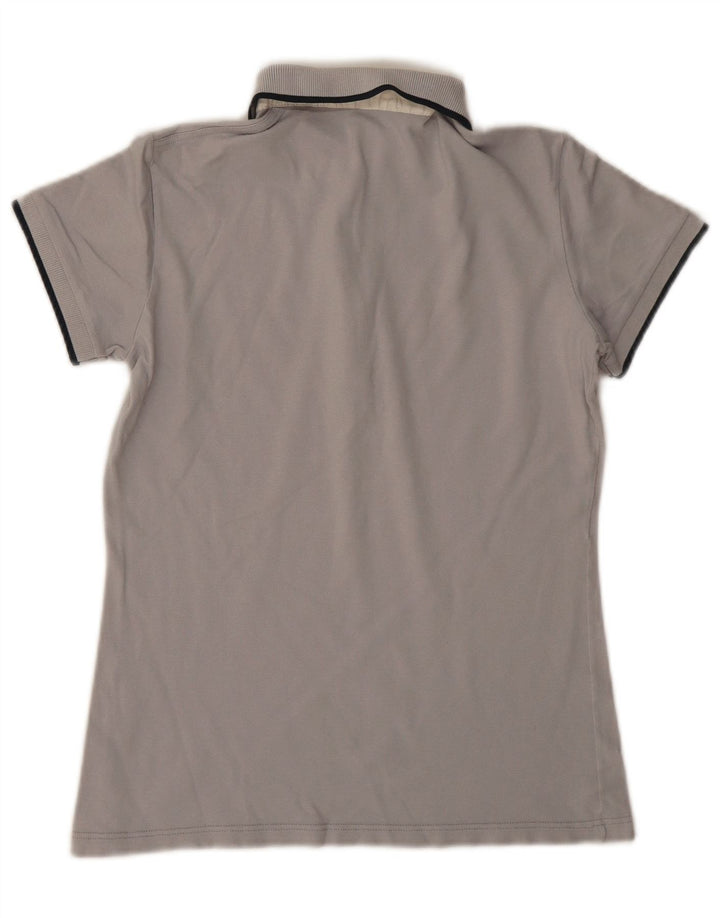 Camisa pólo feminina Fred Perry Reino Unido 14 grande cinza