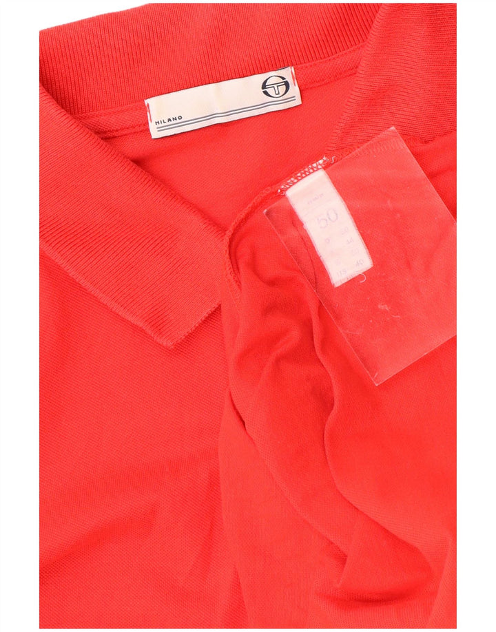 SERGIO TACCHINI Camisa polo masculina Milano IT 50 vermelho médio