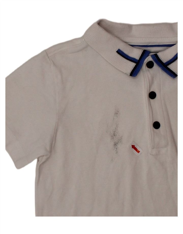 Camisa polo masculina TED BAKER 4-5 anos algodão branco