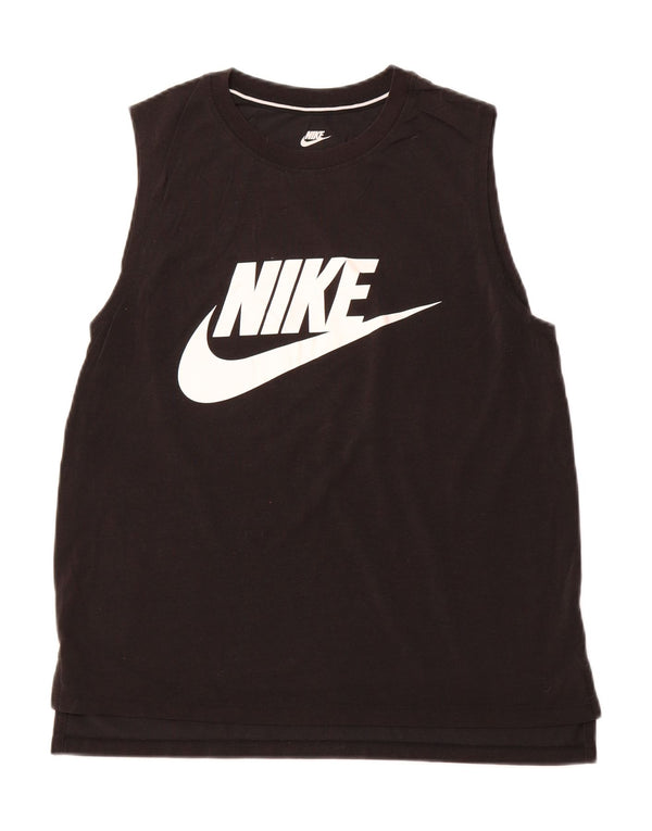 Colete gráfico masculino NIKE Top médio preto