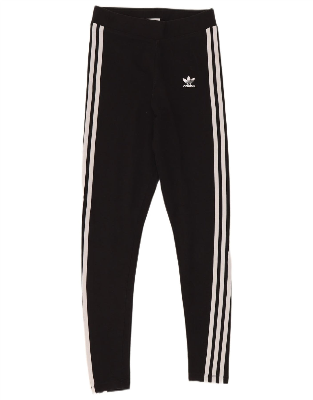 ADIDAS Womens Leggings UK 8 Small Black Cotton