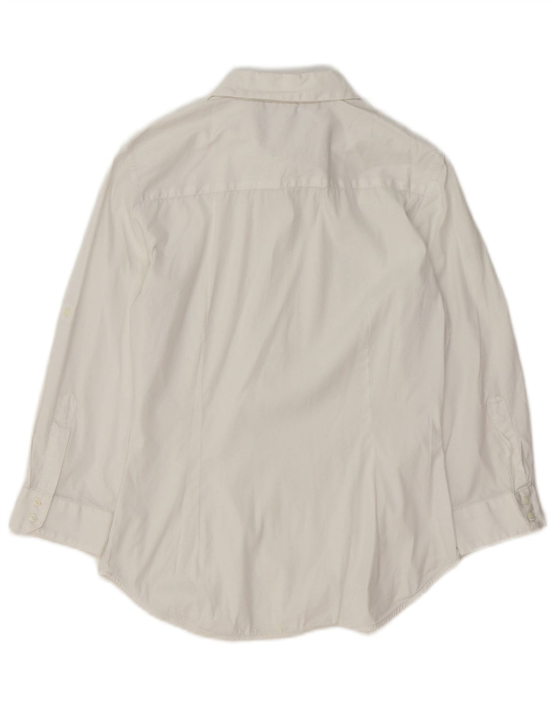 Pulôver feminino Zara manga 3/4 Reino Unido 12 médio branco