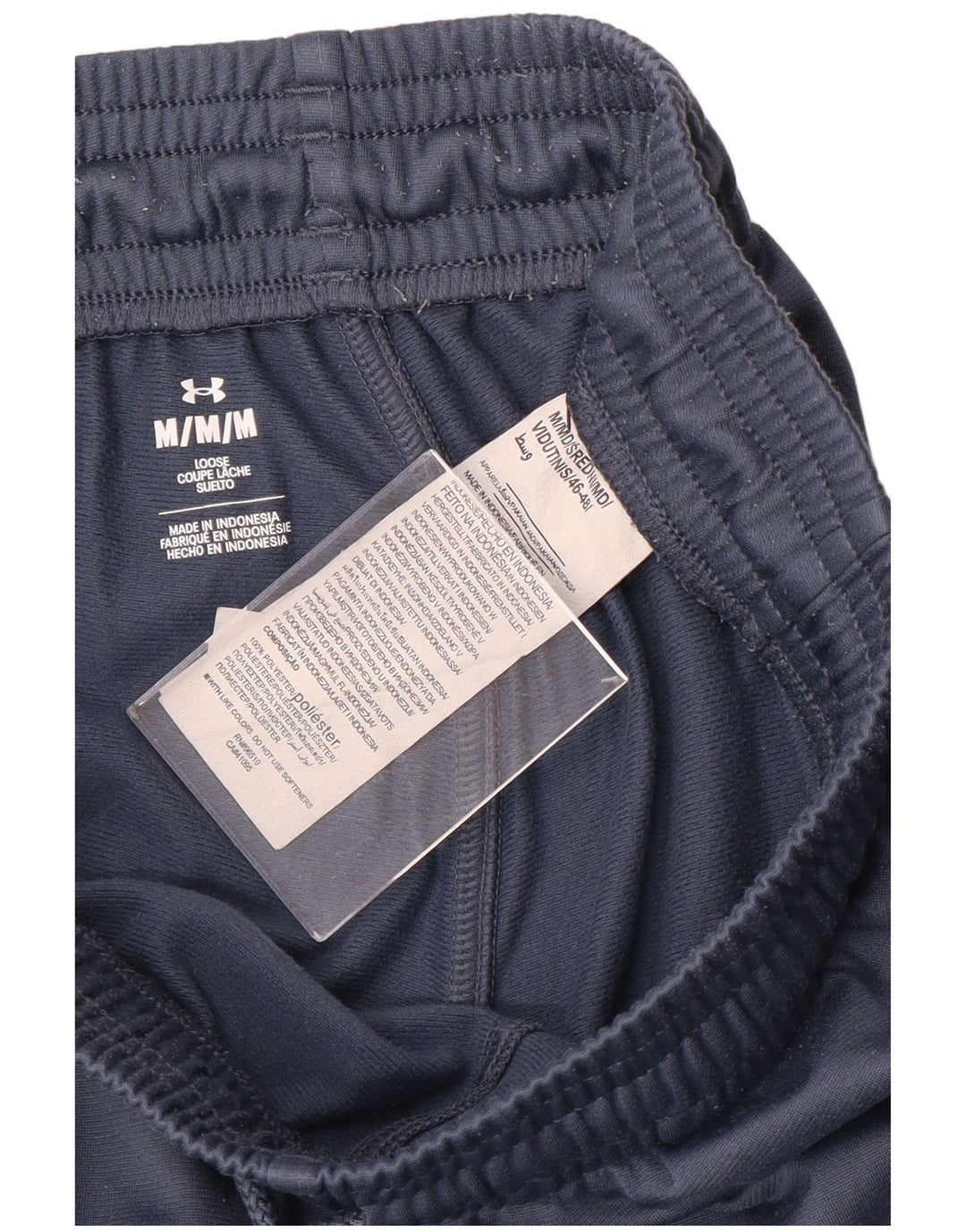 Calça de treino masculina Under Armour Loose Fit azul marinho médio esportivo