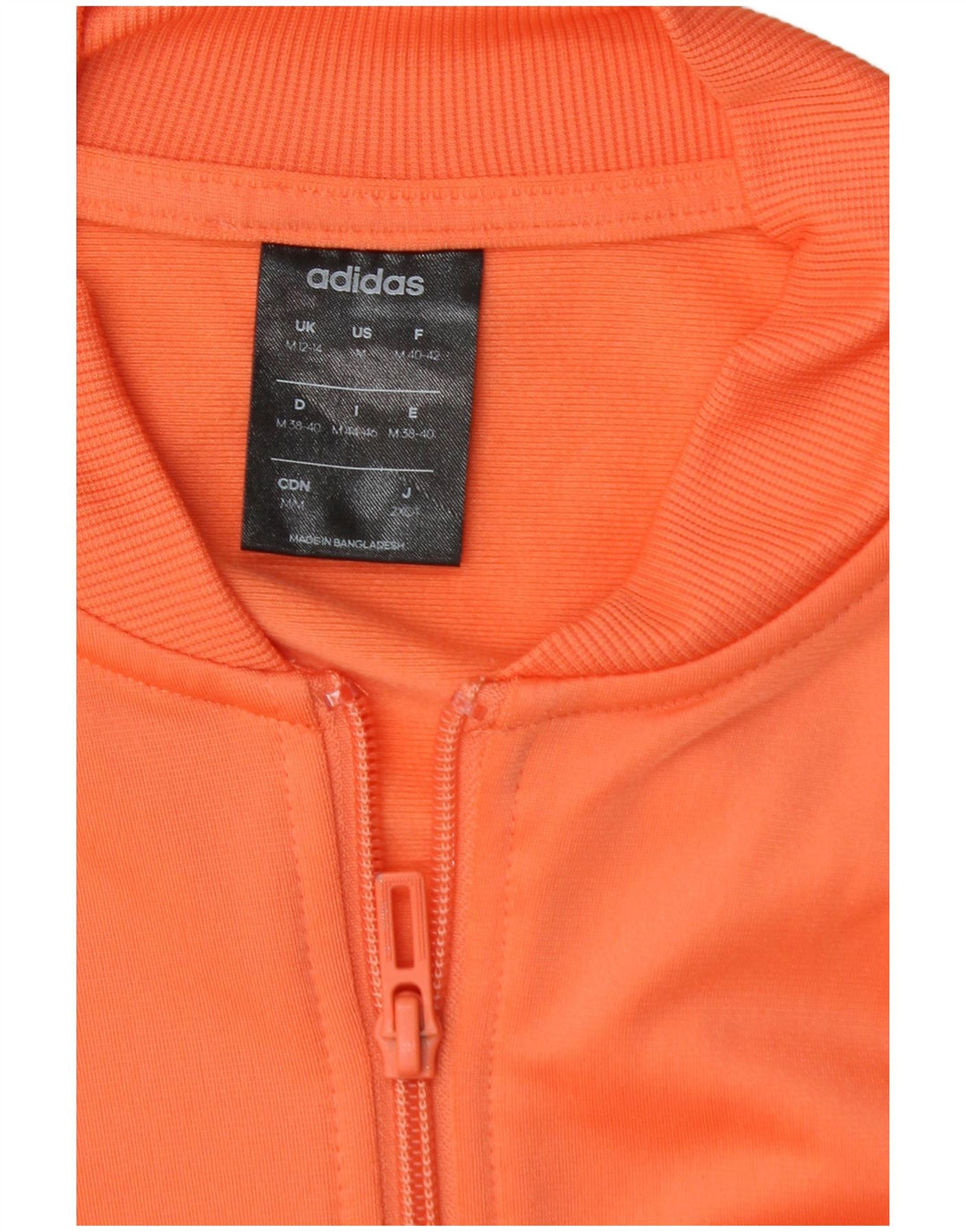 ADIDAS Womens Full Tracksuit UK 12/14 Médio Laranja Poliéster