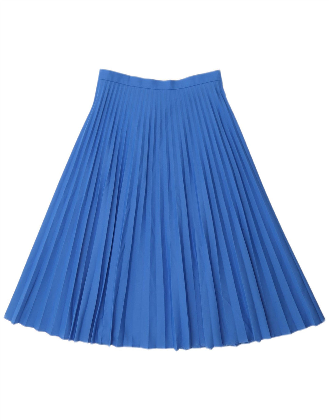 Saia plissada feminina VINTAGE IT 40 pequena W26 azul