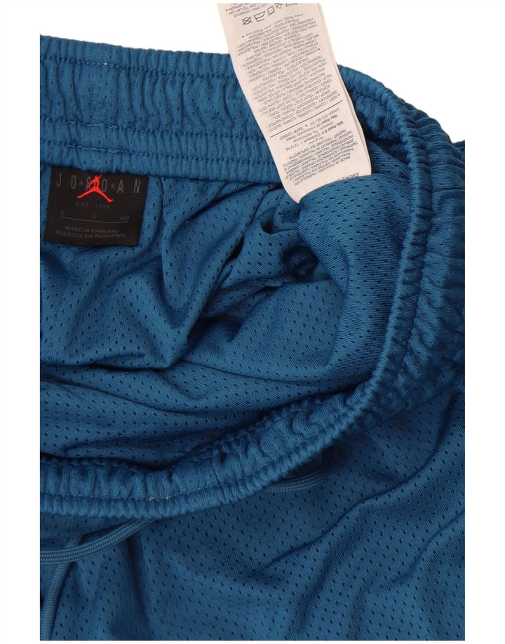 Jordan Mens Graphic Sport Shorts Pequeno Azul Poliéster