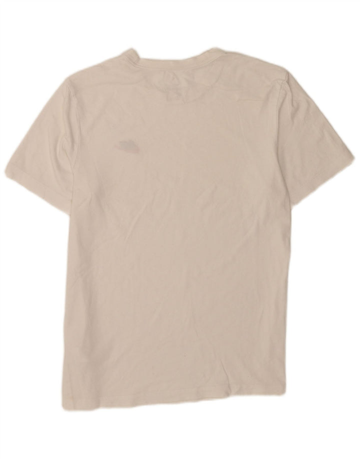 Nike Mens Camiseta Top Médio Algodão Branco