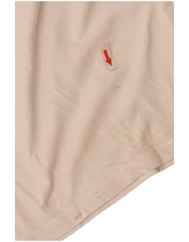 Timberland Camiseta masculina gráfica grande algodão branco