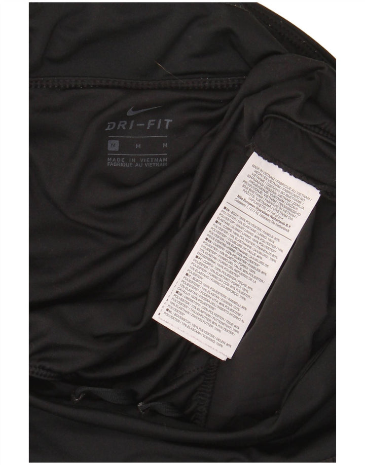 Nike Womens Dri Fit Sport Shorts UK 14 Médio Preto Poliéster