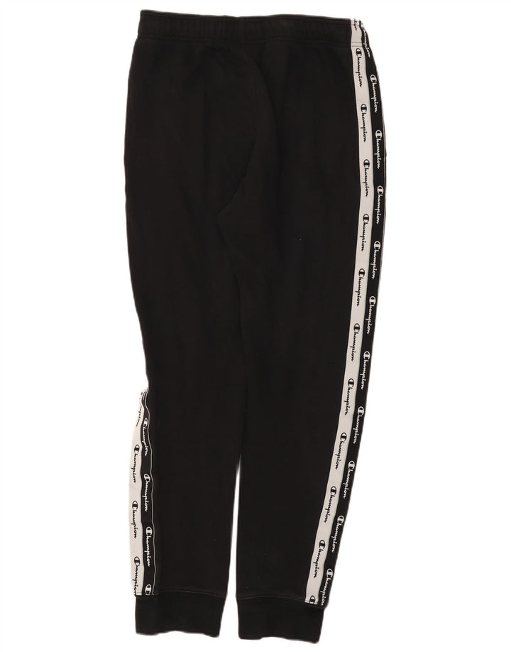 Calça esportiva masculina Champion Graphic Joggers pequena preta
