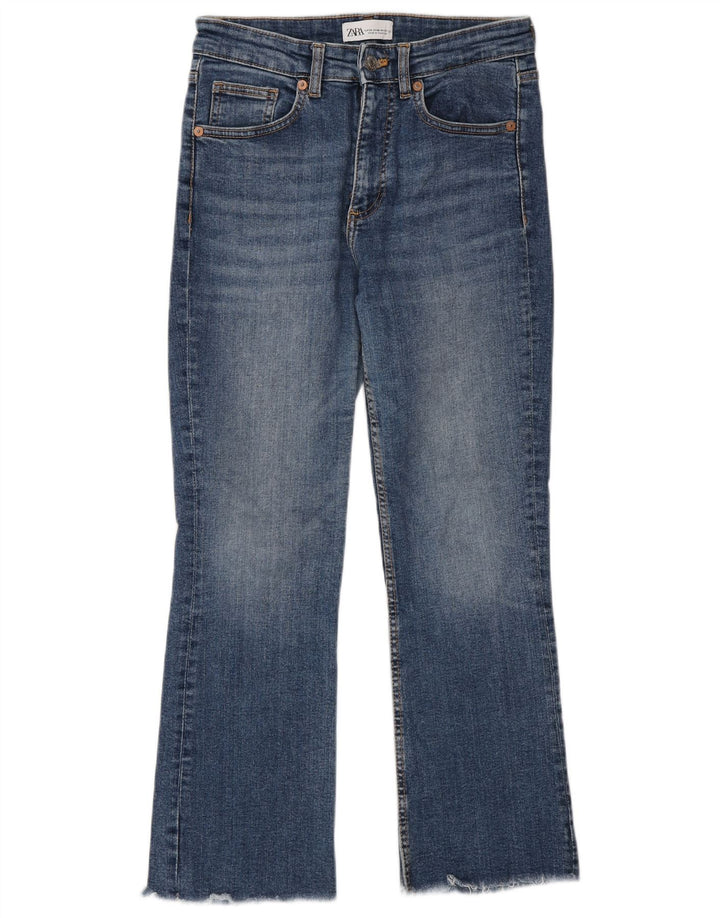Zara Jeans Bootcut Feminino EU 38 Pequeno W28 L26 Azul