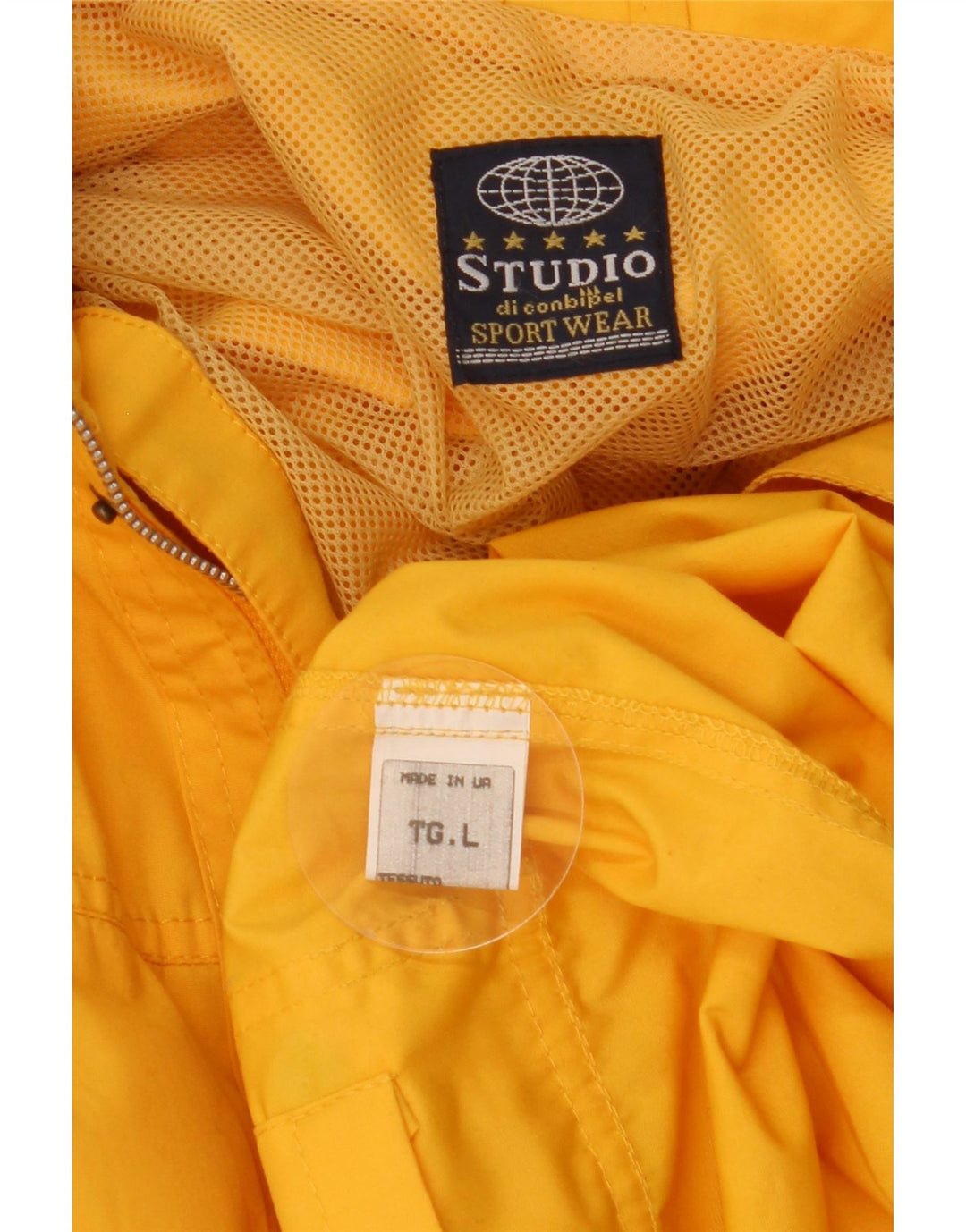 Jaqueta utilitária masculina CONBIPEL UK 40 grande poliéster amarelo