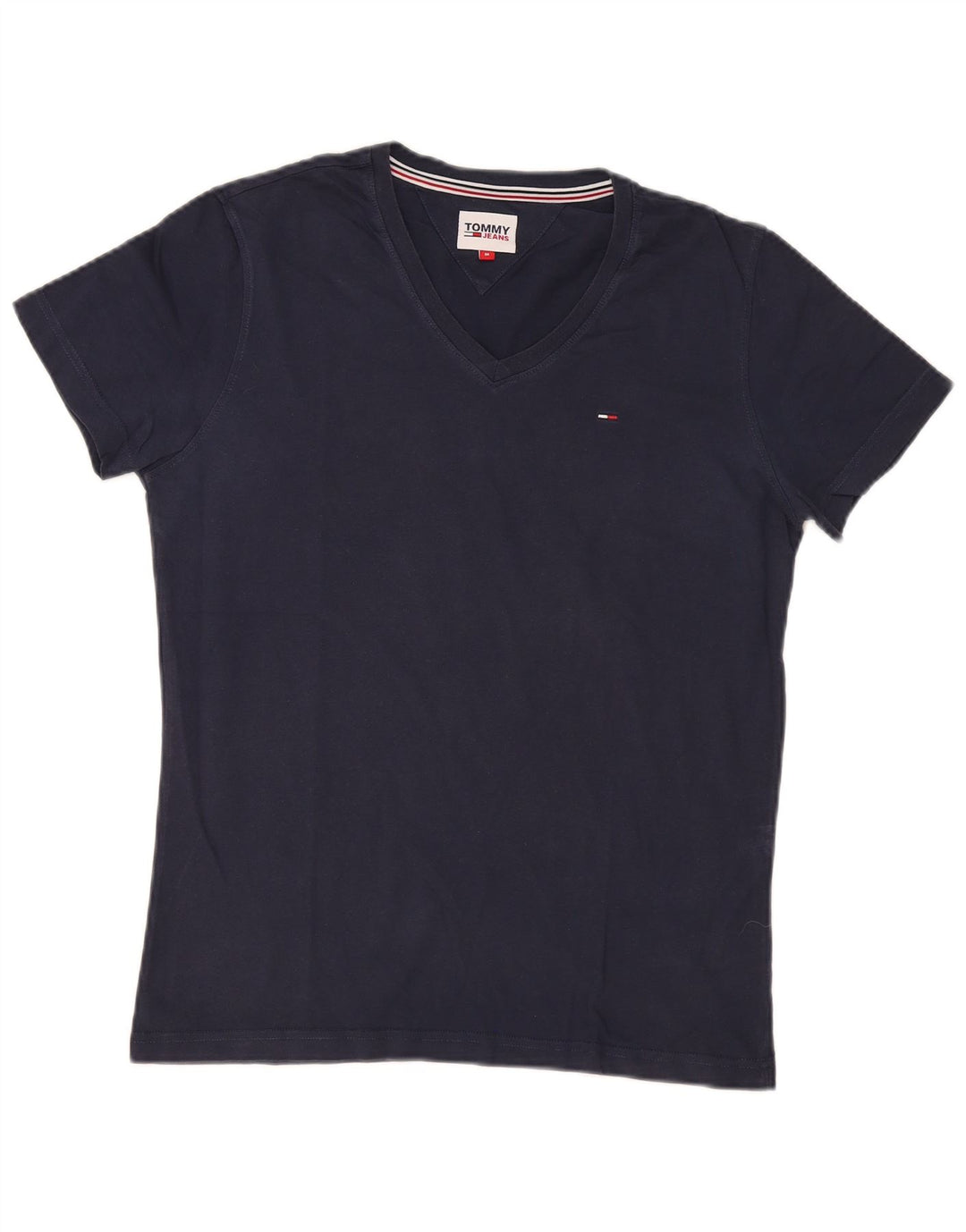 Camiseta masculina Tommy Hilfiger Top médio algodão azul marinho