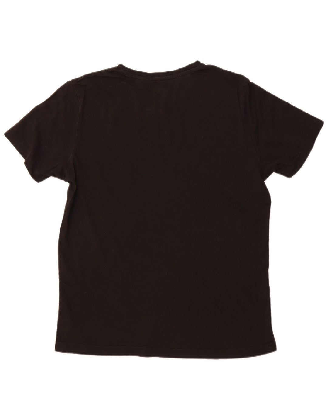 Camiseta masculina PUMA com estampa gráfica grande de algodão preto