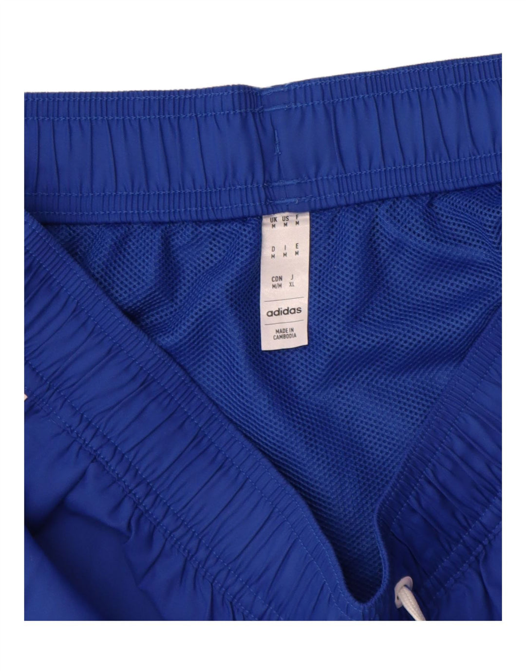 Shorts esportivos femininos Adidas UK 12 poliéster azul marinho médio