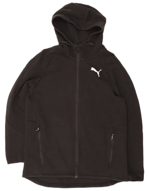 Suéter Puma feminino com capuz e zíper UK 18 XL preto