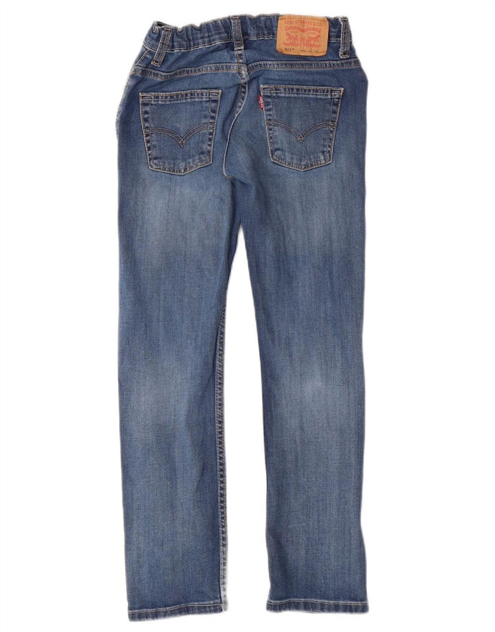 LEVI'S Boys 511 Slim Jeans 9-10 Anos W25 L25 Azul Algodão