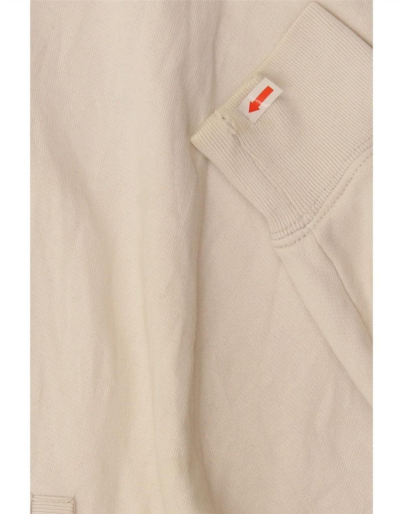 ASICS Womens Tracksuit Top Jacket UK 16 Large Off White Vintage Asics and Second-Hand Asics from Messina Hembry 