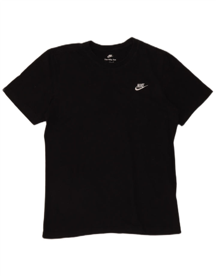 Camiseta masculina NIKE Top médio algodão preto